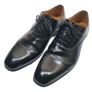 FLORSHEIM Men's Dress Shoes Black Leather Cap Toe Oxford SIZE 10M